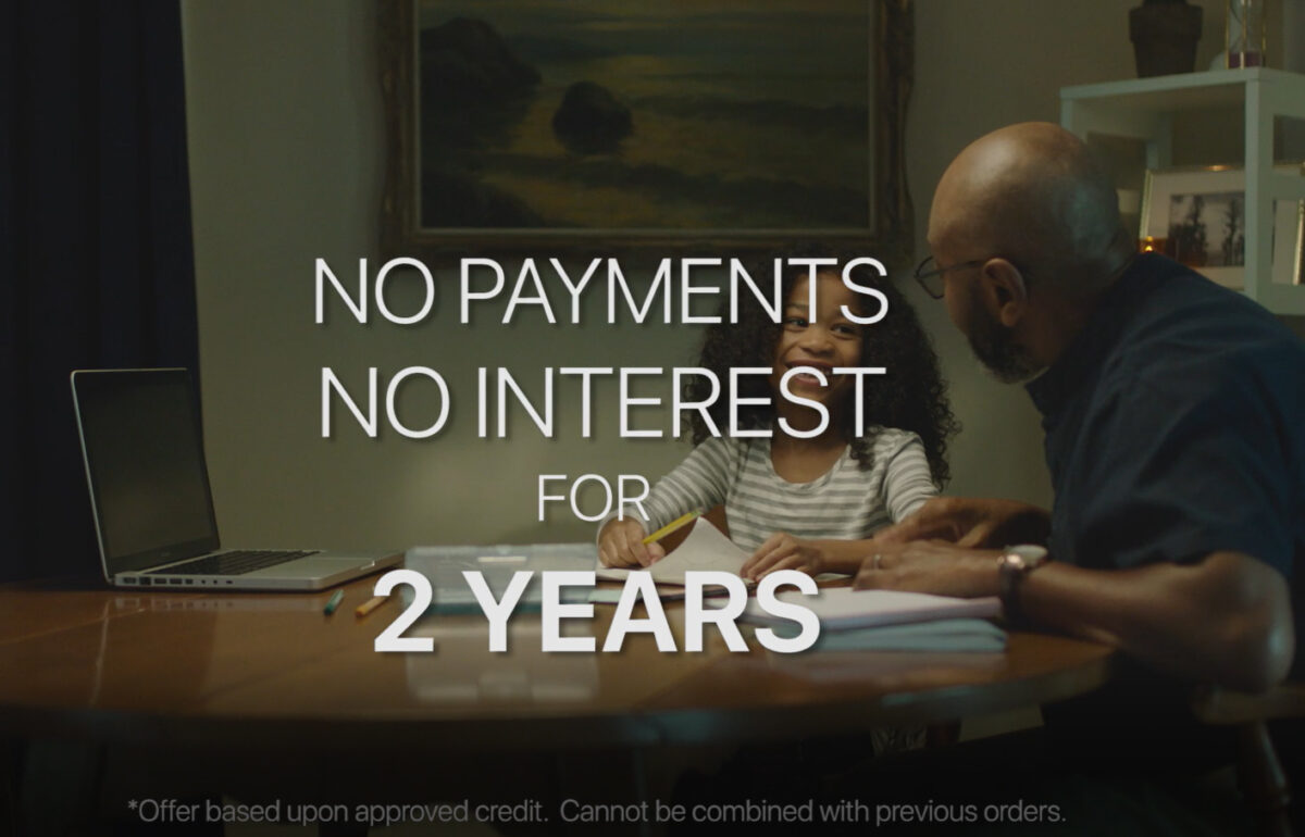 no payments no interest two years